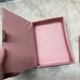 Vintage 1950s MY TREASURES Vinyl Trinket Jewelry Case Box w photo album