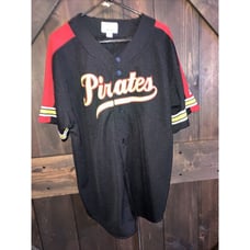 Pittsburgh Pirates Starter MLB Black Jersey Mens Size XL Vintage