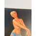 Vintage Pin-Up Photos Lili St. Cyr models sexy lingerie double sided centerfold