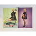Vintage Pin-Up Photos Lili St. Cyr models sexy lingerie double sided centerfold