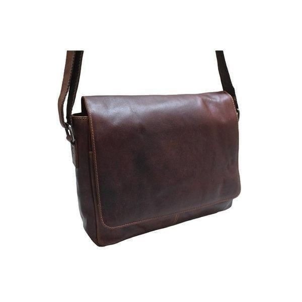 Vintage inspired Genuine Leather Messenger Bag