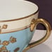 Early 1900s Noritake China Tea Cup (w/ Gold Accents) & Saucer