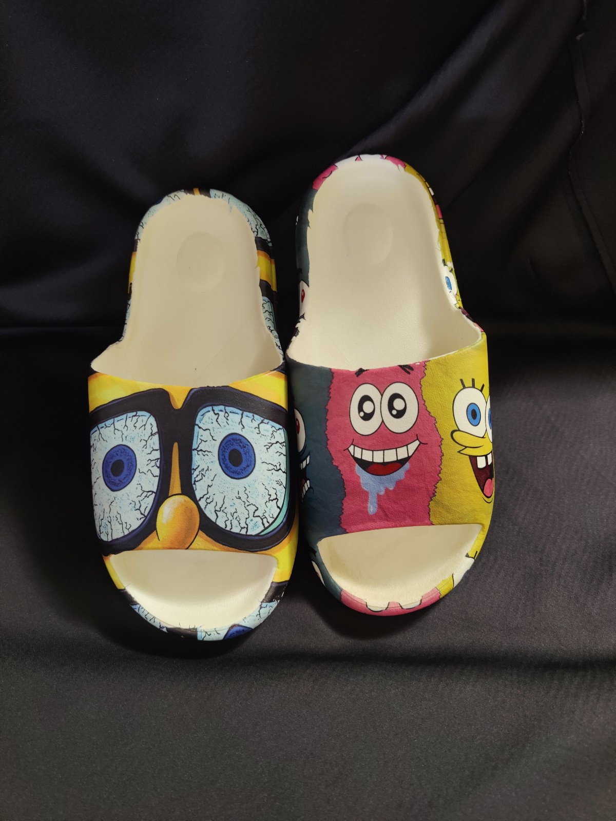custom SpongeBob squarepants slipper anime sandal size 10 mens 11.5W