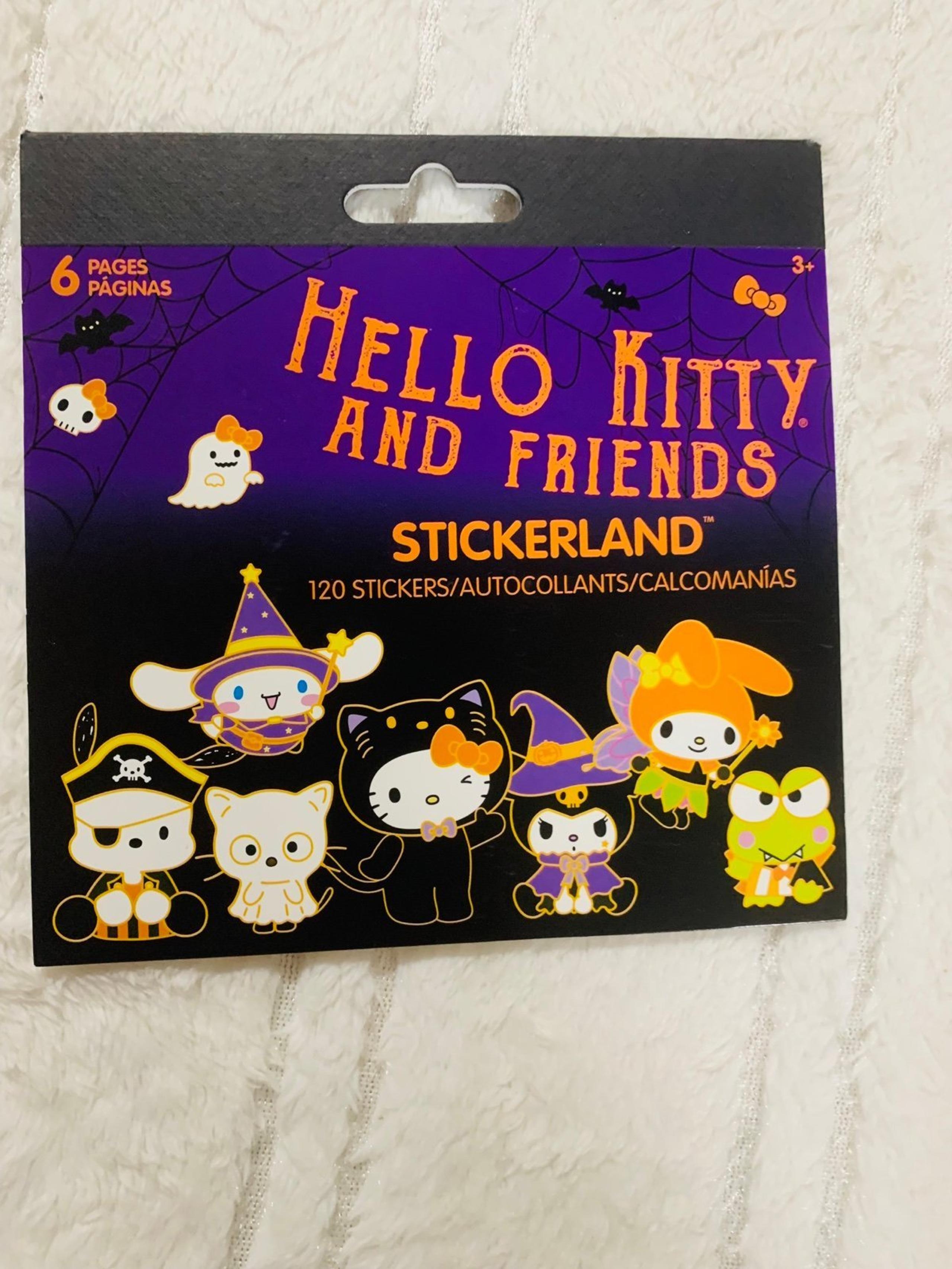 Hello Kitty and Friends Halloween Sticker Book 6 pages New