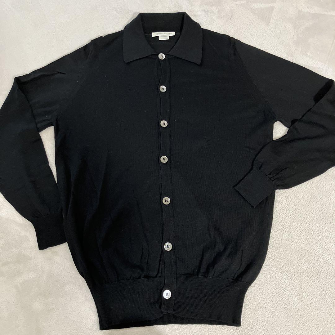 JOHN SMEDLEY Black Cardigan