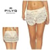 New. Pilyq ivory lace coverup shorts. Retails 144. XS/S