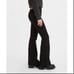 Levi’s high rise flare jeans black NWT
