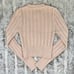 Petal + Pup Blush Cropped Long Sleeve Soft Knit Sweater Round Neck Size M/L
