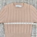 Petal + Pup Blush Cropped Long Sleeve Soft Knit Sweater Round Neck Size M/L