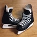 American Cougar Ice Hockey Skates Black Boys Size 1
