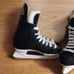 American Cougar Ice Hockey Skates Black Boys Size 1