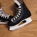 American Cougar Ice Hockey Skates Black Boys Size 1