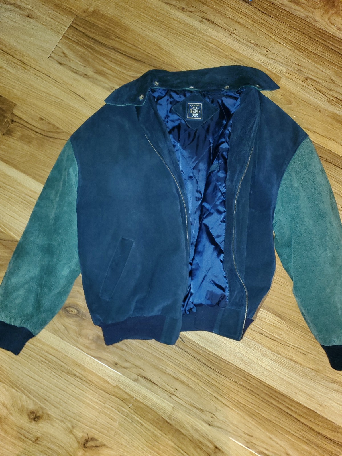 Old School Bespoke Genuine Leather Jacket