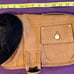 Carhartt Firm Duck Insulated Dog Chore Coat Brown/Brass, Small EUC