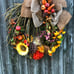 Fall wreath, Thankgiving wreath