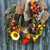 Fall wreath, Thankgiving wreath