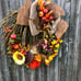 Fall wreath, Thankgiving wreath