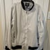 WESC Seersucker Bomber Windbreaker Jacket Stolkholm Sweeden est. 1999