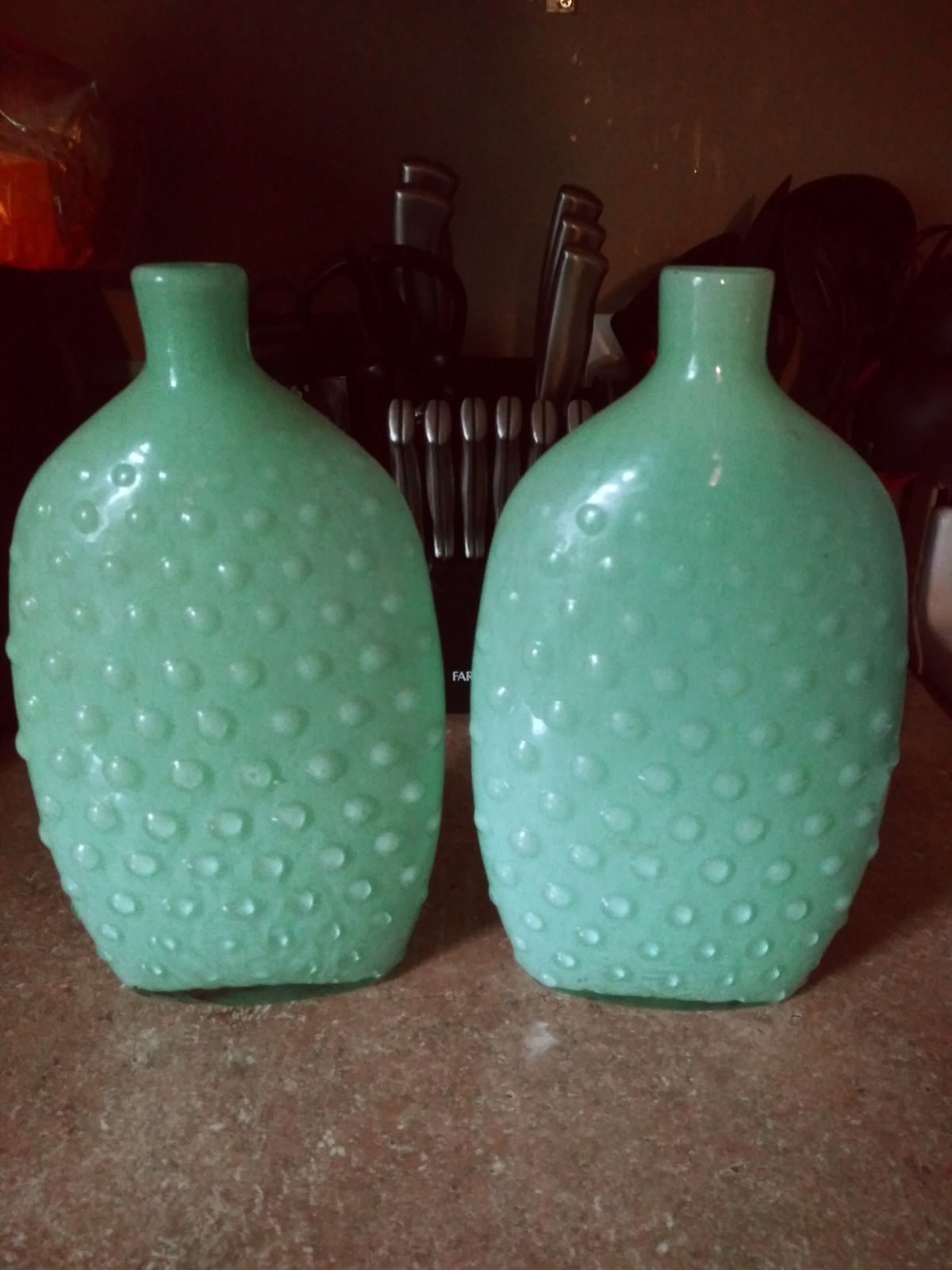 Matching vases