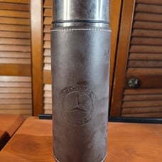 Mercedes Thermos flask Classic isothermal steel leather case Mercedes-Benz