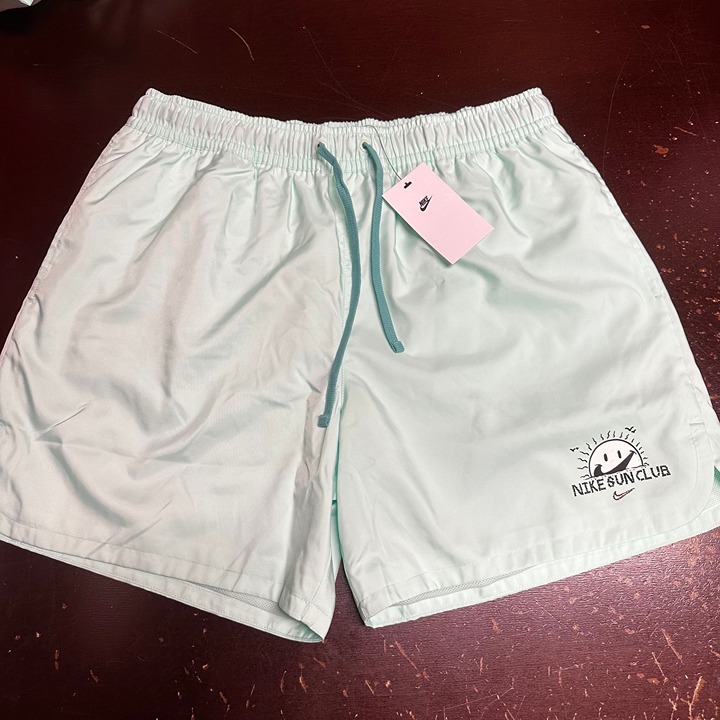 Nike Mens Green Sportswear Woven Flow Standard Fit Athletic Shorts Size L XL