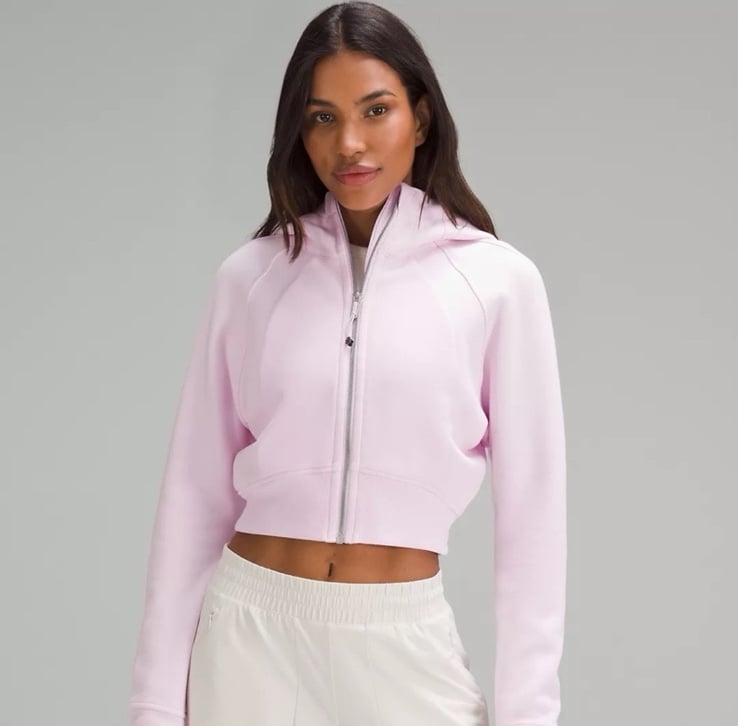 Lululemon Scuba Full-Zip Cropped Hoodie Size 12