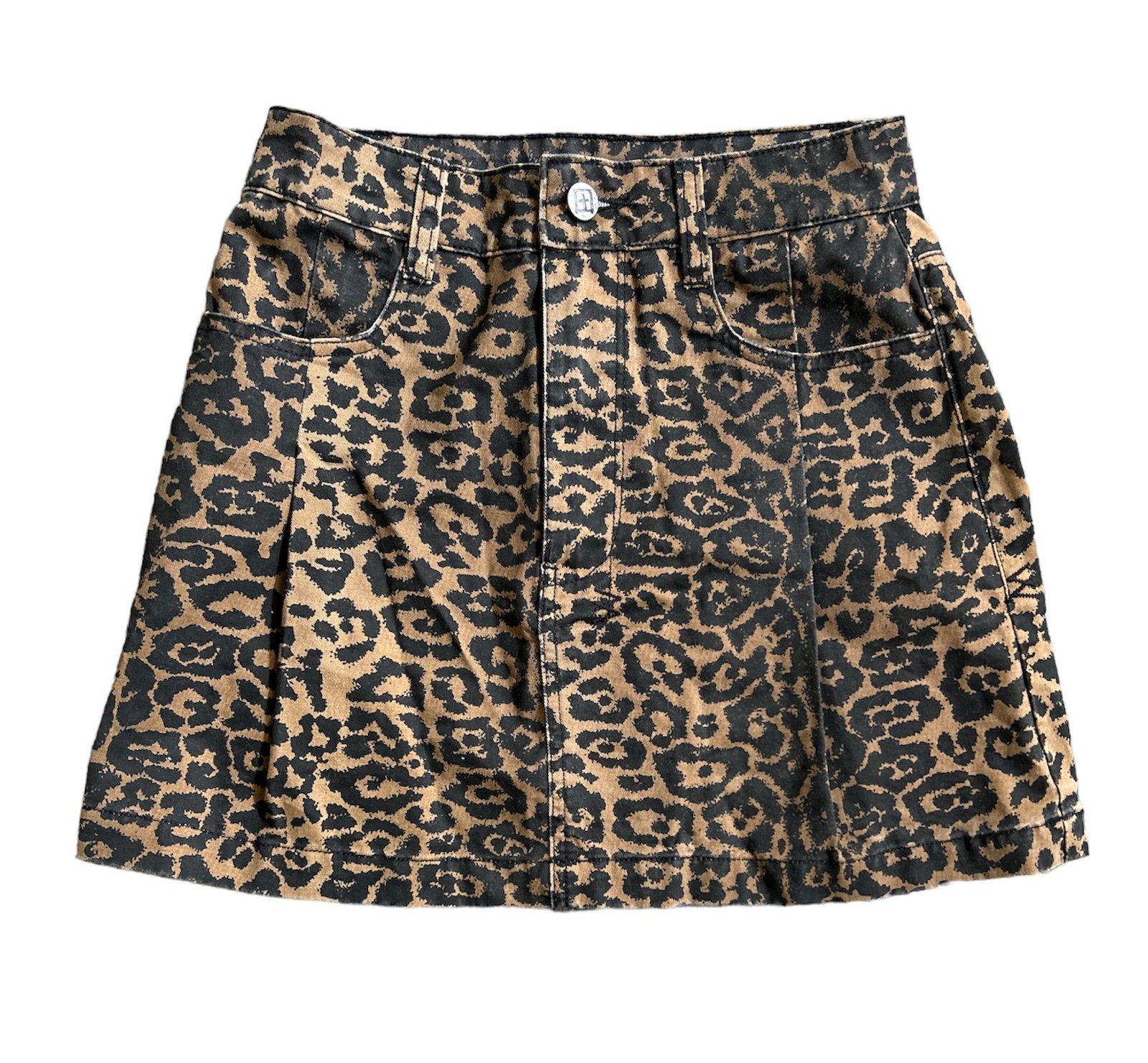 KSUBI Women’s Leopard Print Undercover Skirt Size: 24 NWT