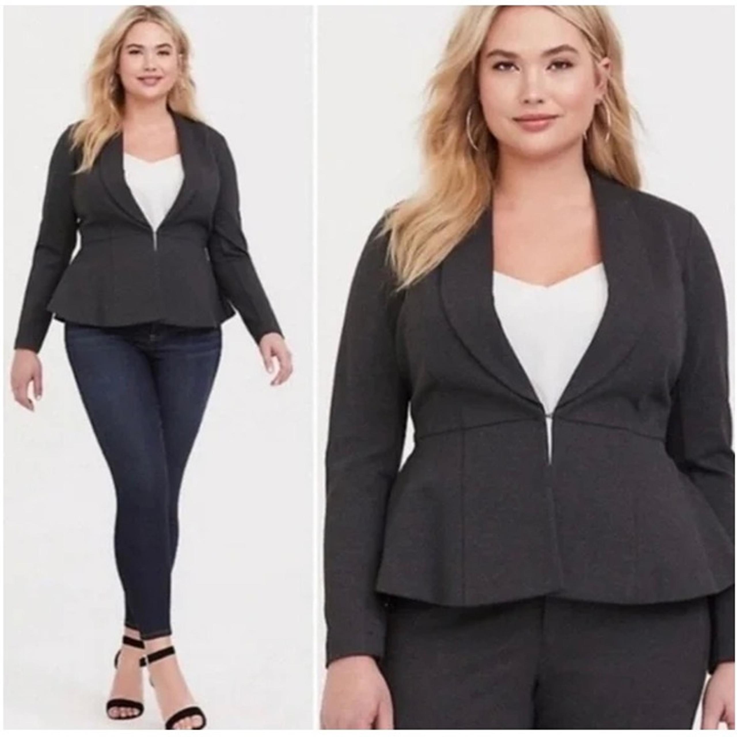 Studio By Torrid Bet On Yourself Stretch Blazer Size 2