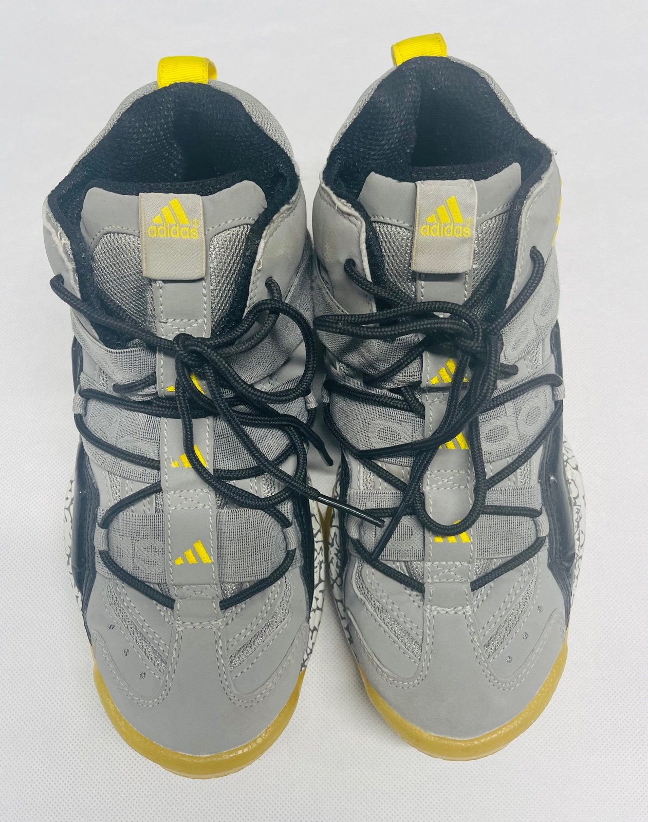 Adidas Top Ten Kobe Crazy 8 Grey Black Yellow Size 5.5Y