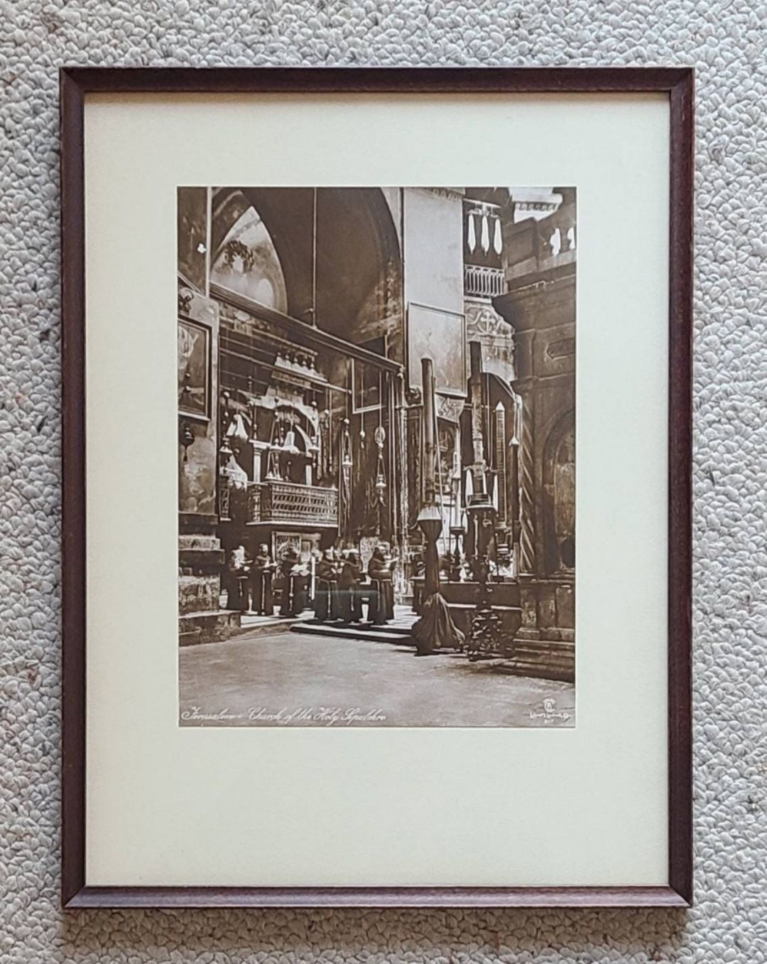 Antique 1910s Sepia Toned Lehnerte and Landrock Silver Gelatin Print Photo.Jerus