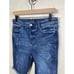 Judy Blue Women's Large Salma Hi-Rise Dark Wash Fray Hem Bermuda Shorts Stretch