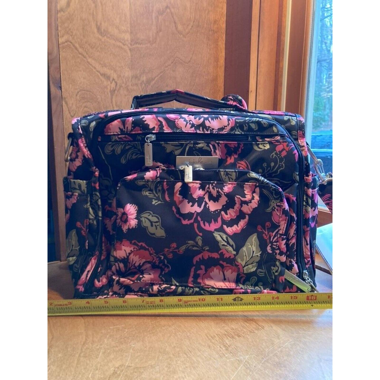 JuJuBe BFF Diaper Bag Crossbody Backpack Smart Pockets Multicolor Large NWT