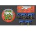 4pc Mutant Ninja Turtles Round Backdrop