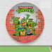 4pc Mutant Ninja Turtles Round Backdrop