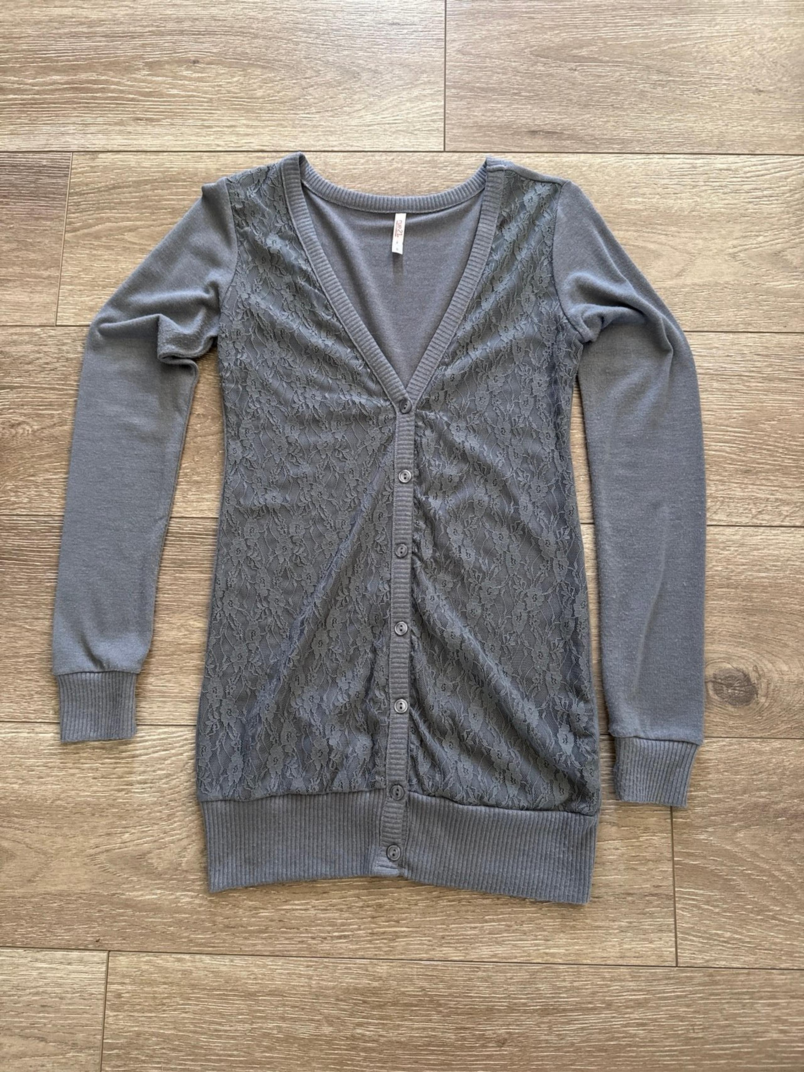 Rue 21 Gray Cardigan