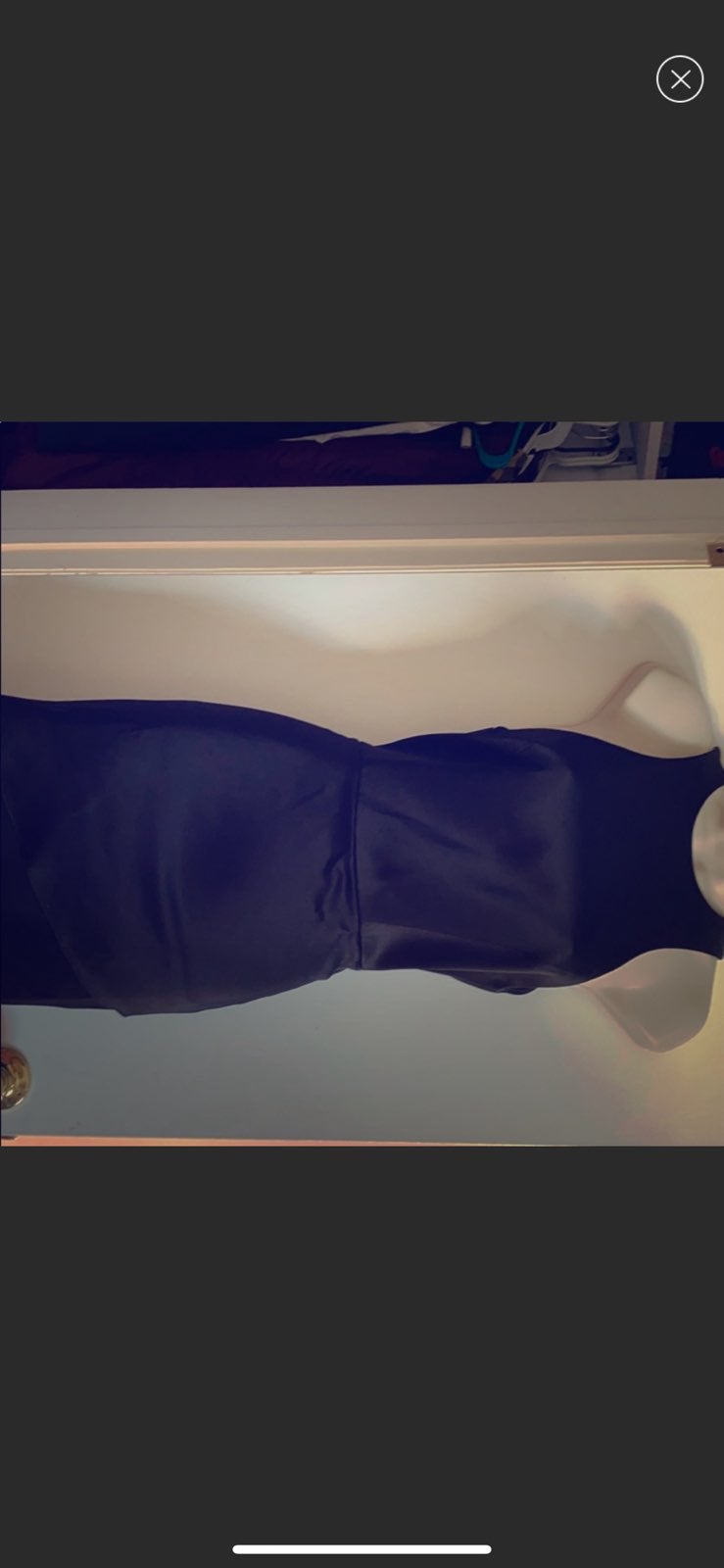 black high low dress
