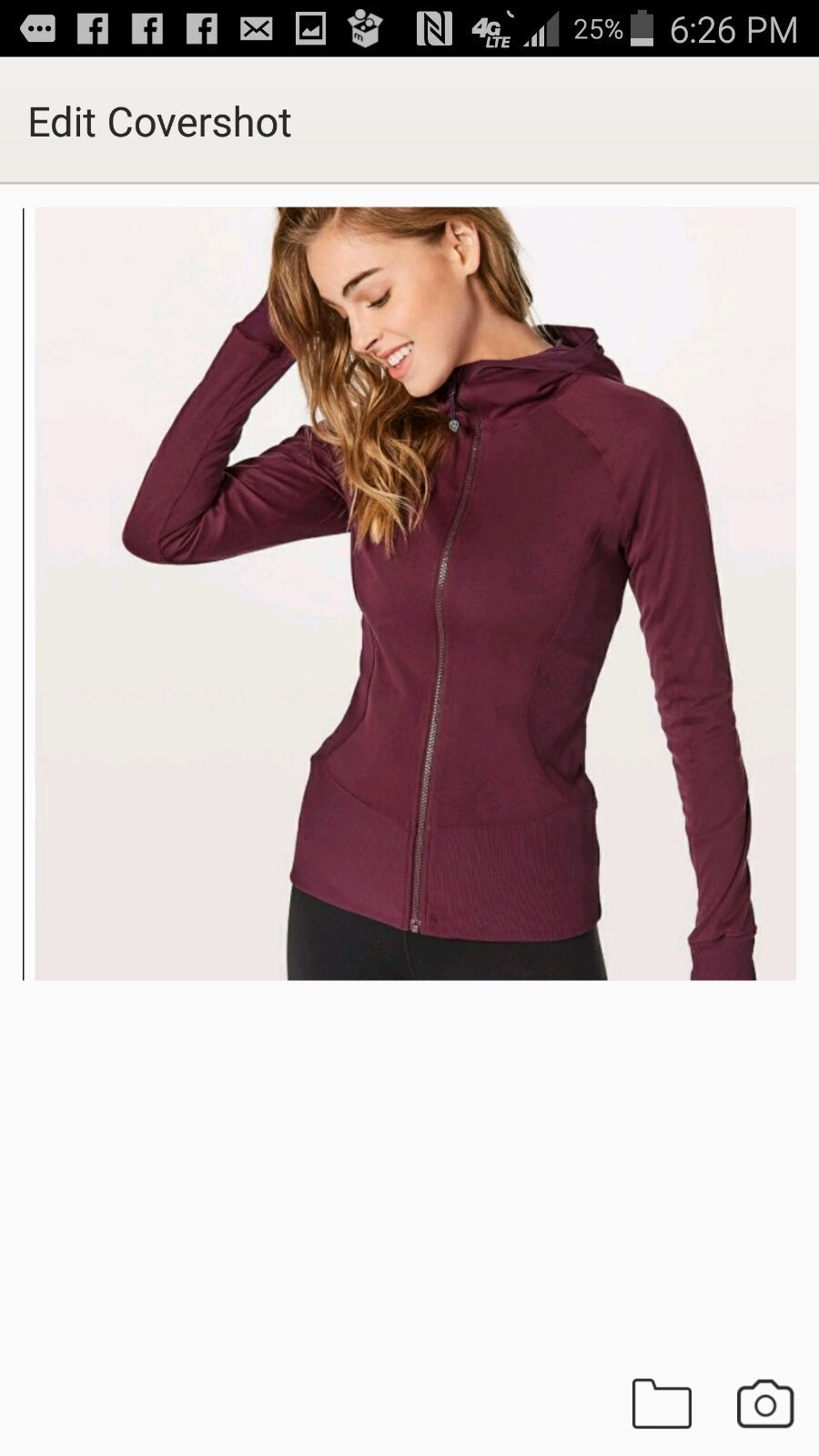 Lululemon In Flux jacket size 4