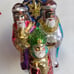 Ornament Christmas glass Wiseman vintage