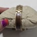 Lucky brand Vintage Leather Insert Vintage Gold Bracelet Watch