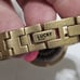 Lucky brand Vintage Leather Insert Vintage Gold Bracelet Watch