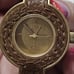 Lucky brand Vintage Leather Insert Vintage Gold Bracelet Watch