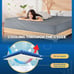 Queen Mattress Protector, Breathable Cooling 8-21'' Deep Pocket Gray