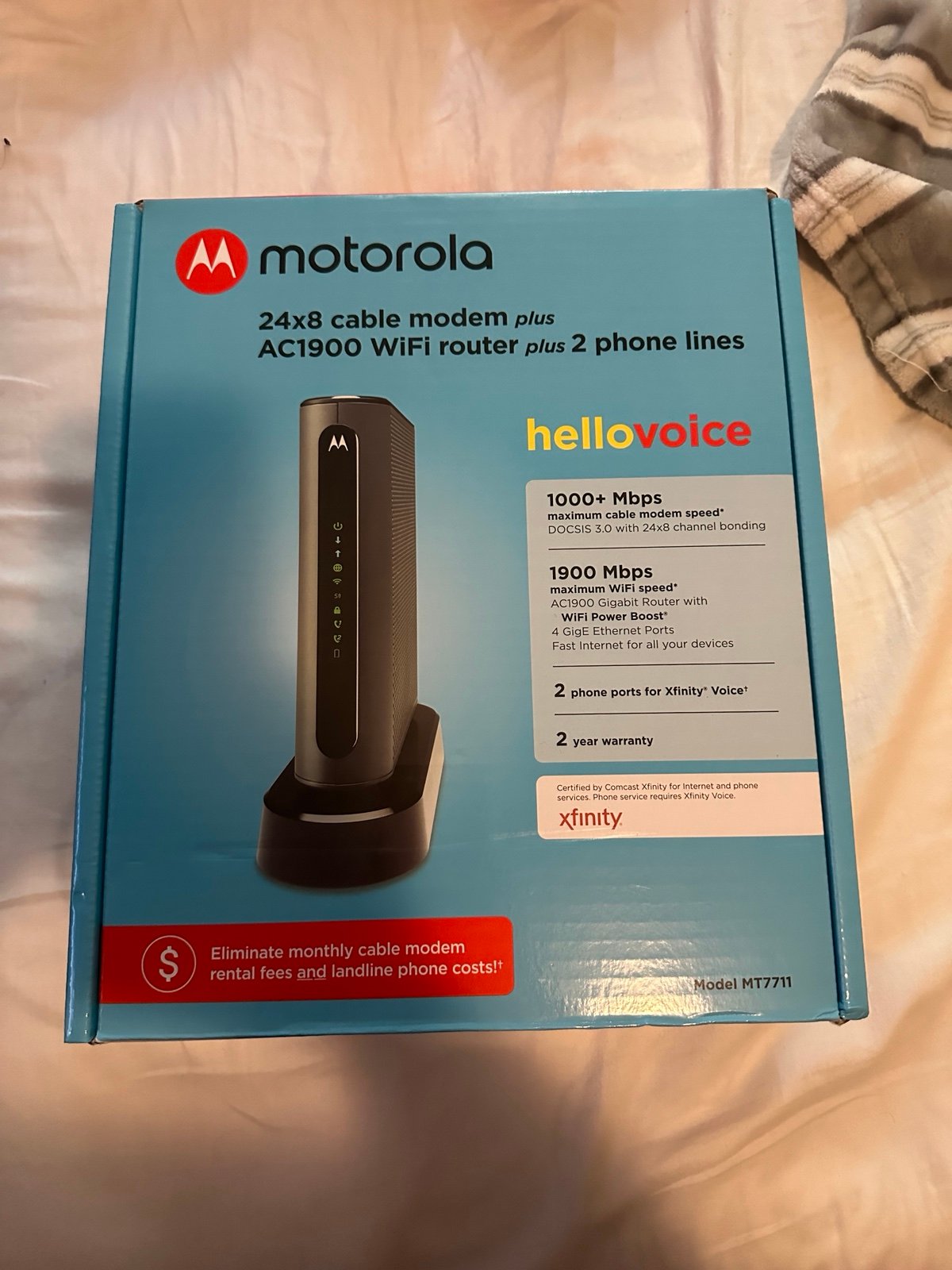 Motorola Cable modem & router