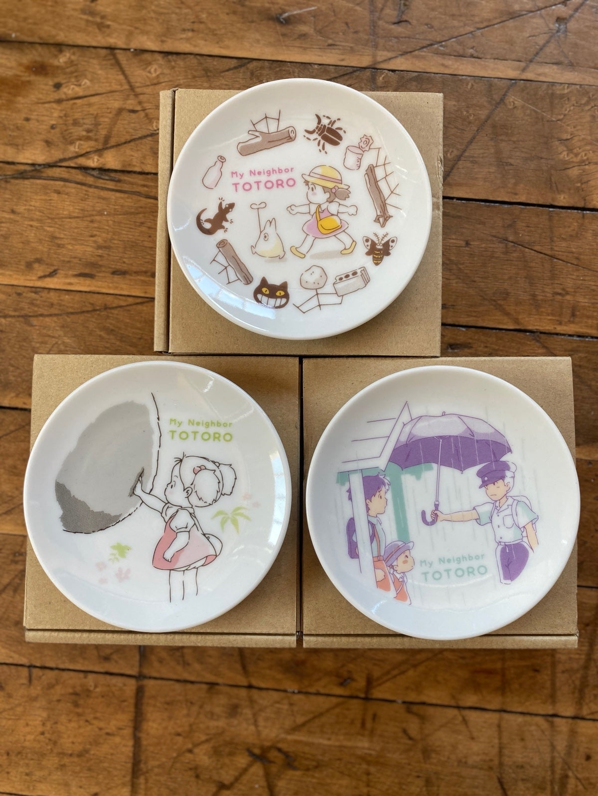 My Neighbor Totoro 3 Small Plates Limited Event Goods Studio Ghibli Japan