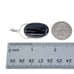 Vintage Sterling Silver 925 Black Agate Pendant