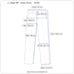 L.L. Bean WF Dress Chino Plain Front Classic Fit 17 Waist %100 Cotton Pants