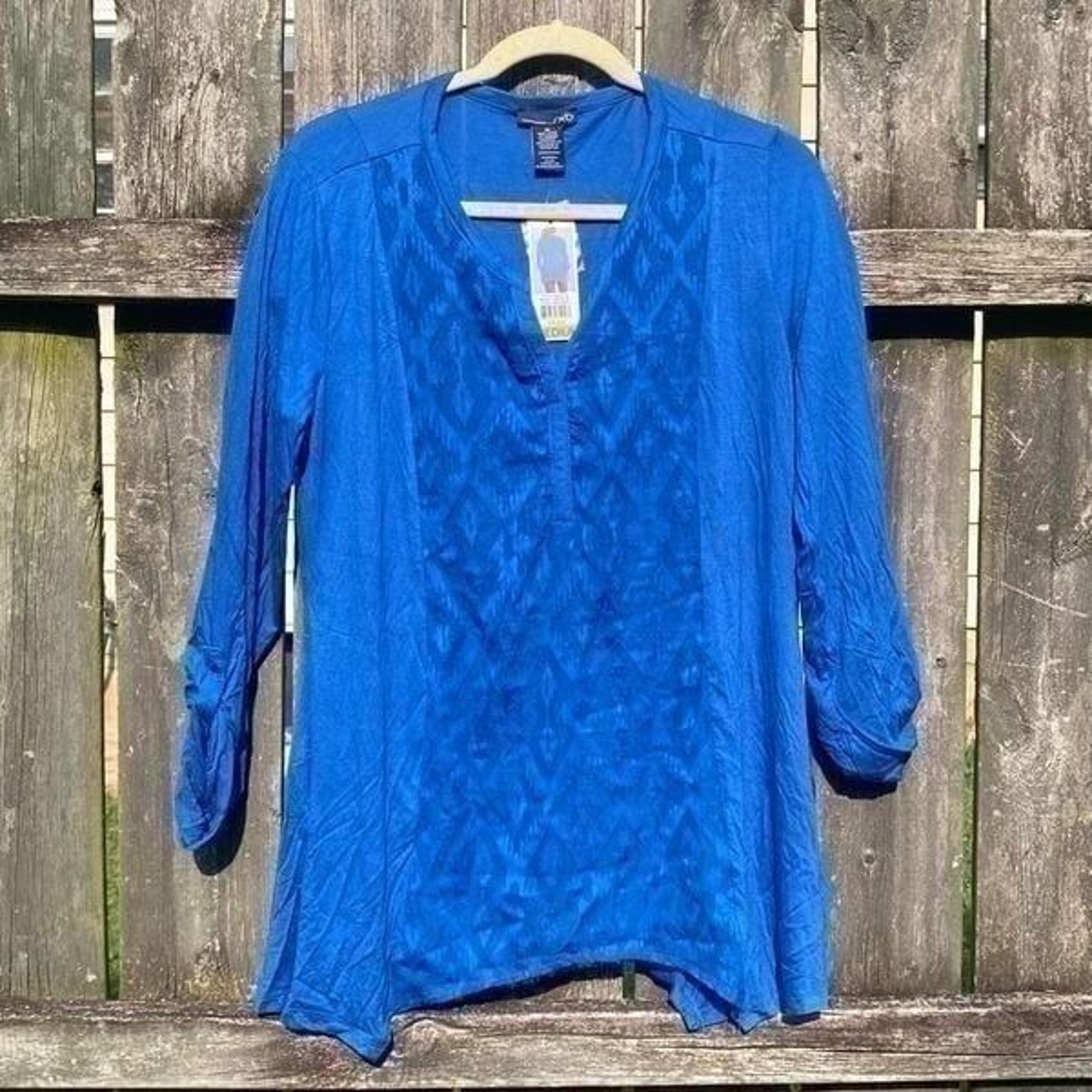 RXB Blue Tunic Top NWT | M