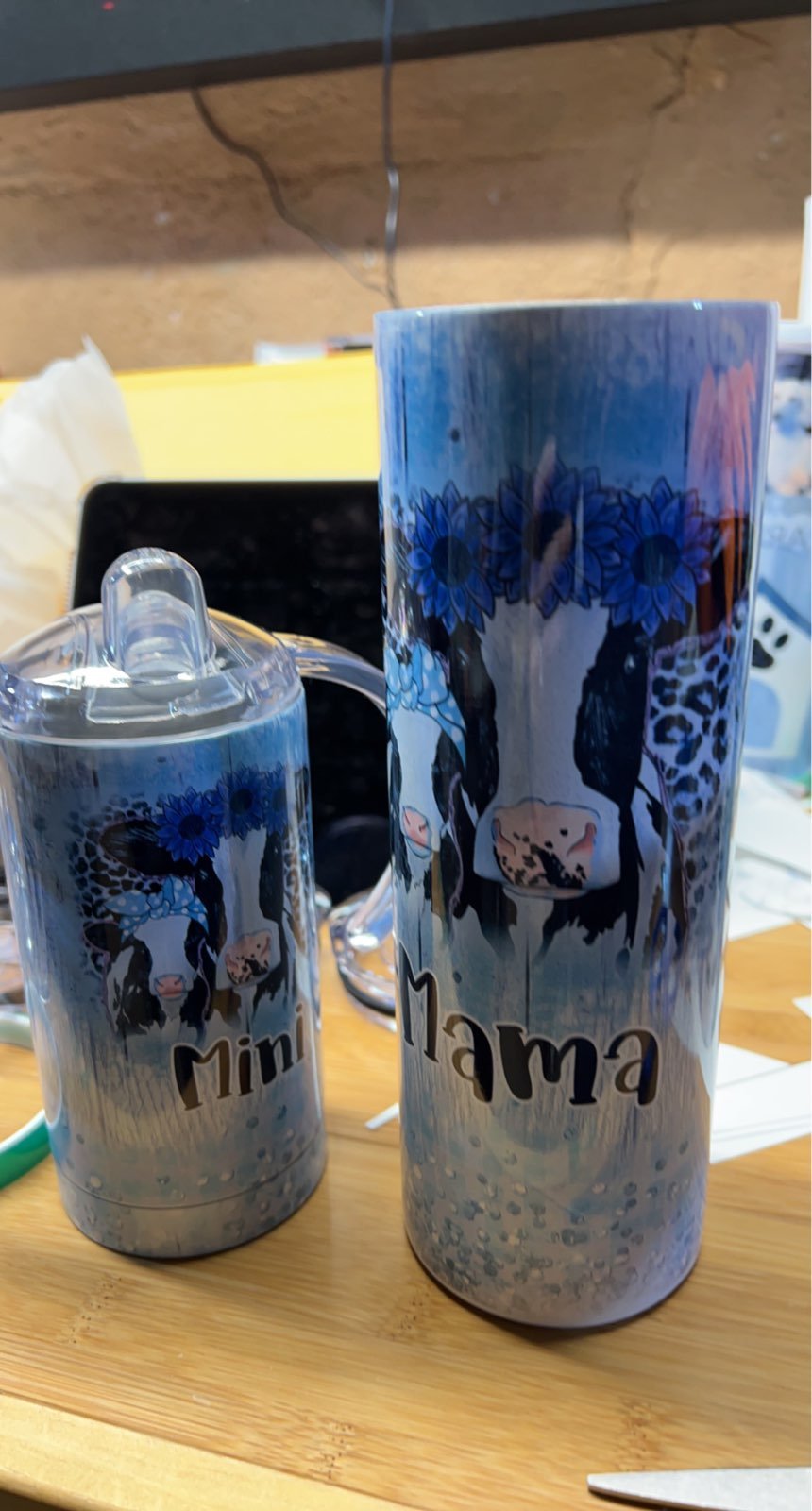 Mama and mini tumbler set