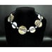 Vintage Black Lip Seashell Beaded Choker Necklace
