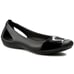 Crocs Sienna Shiny Comfort Slip On Breathable Flats in Black Size 6